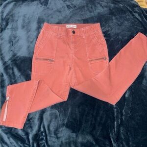 Knox Rose Coral Pants with Button Detail